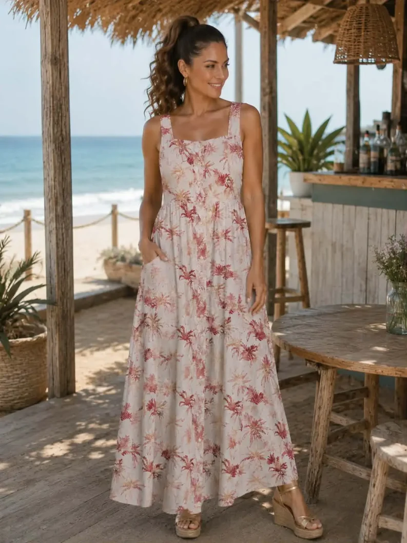 Vestido Palmeras